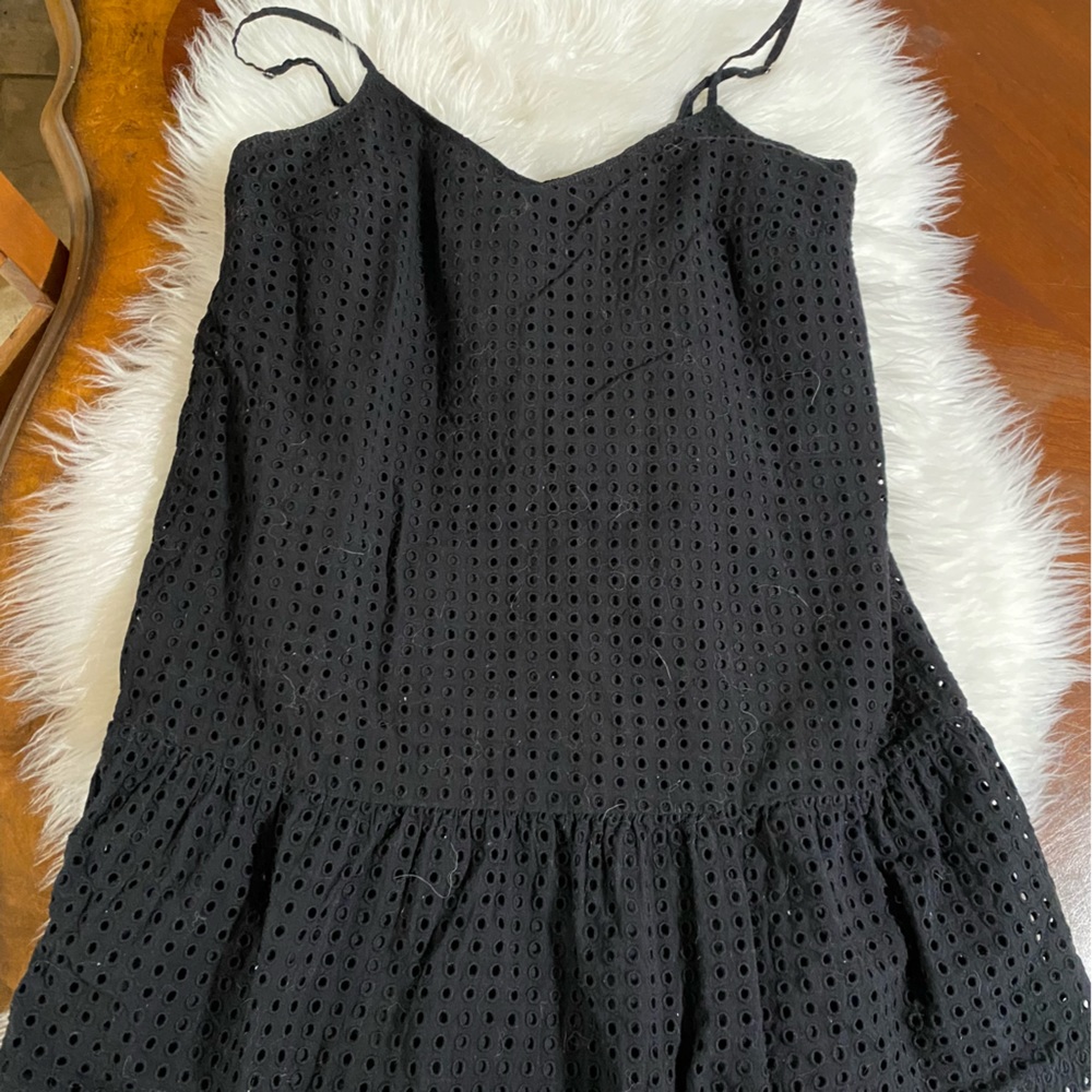 Vans Size Medium Black Double-Lined Tunic  Tank Top